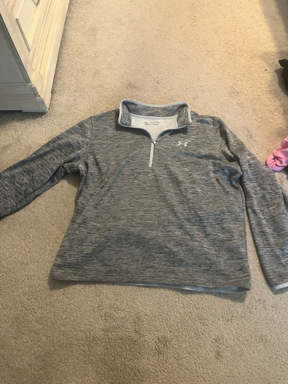 Under Armour Grey Heather Women's Half-Zip Pullover